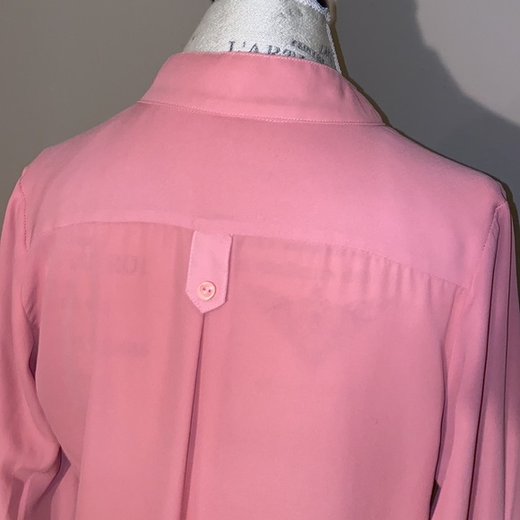 TeenBell rose mauve pink blouse women’s shirt ladies business casual top Medium​ - Picture 8 of 10